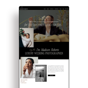 Madison Showit Website Template