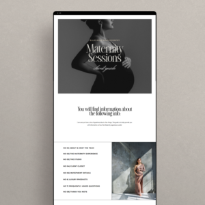 Client Guide Showit Template