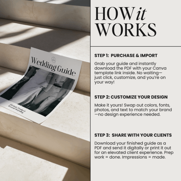Wedding Photographer Client Guide Template - Image 6