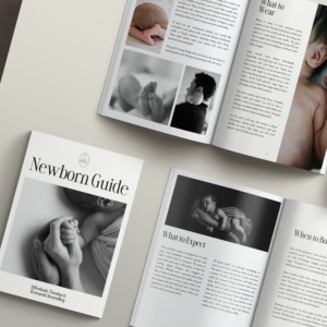 Newborn Photographer Client Guide Template