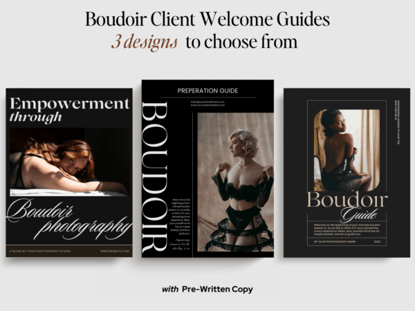 Luxury Boudoir Bundle with Showit Website - Image 3