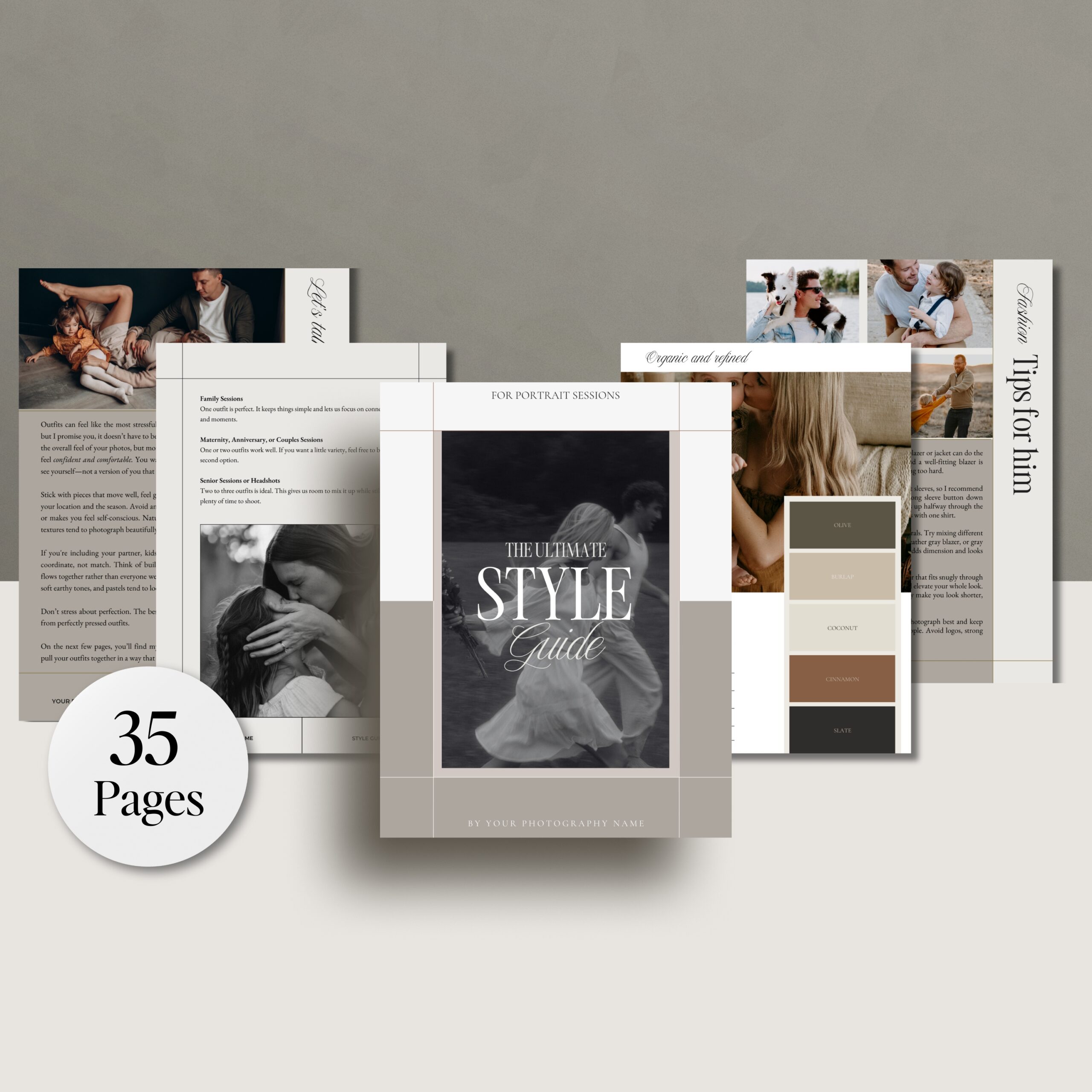 Style guide for Photographers