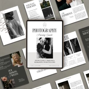 Pricing Guide Template for Photographers
