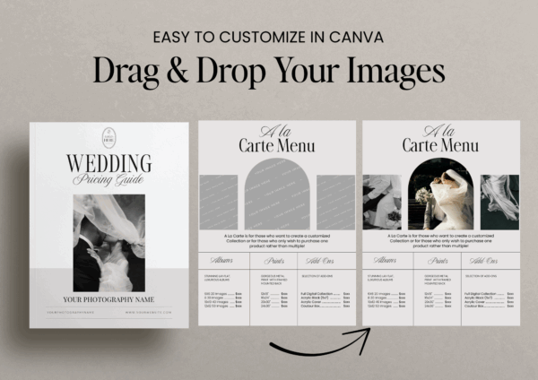 Wedding Photographer Pricing Template - Image 4