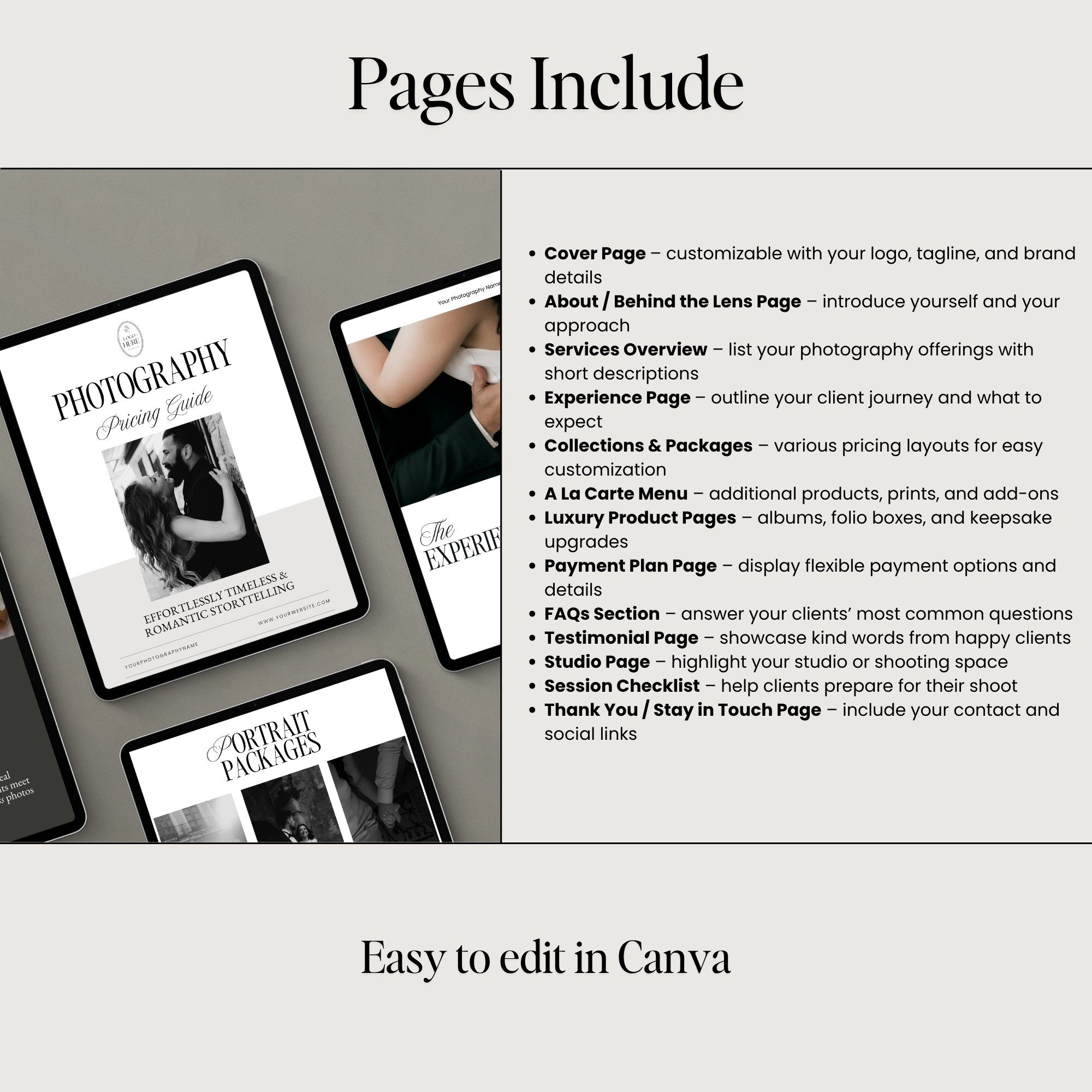 Photography Pricing Guide - Image 7