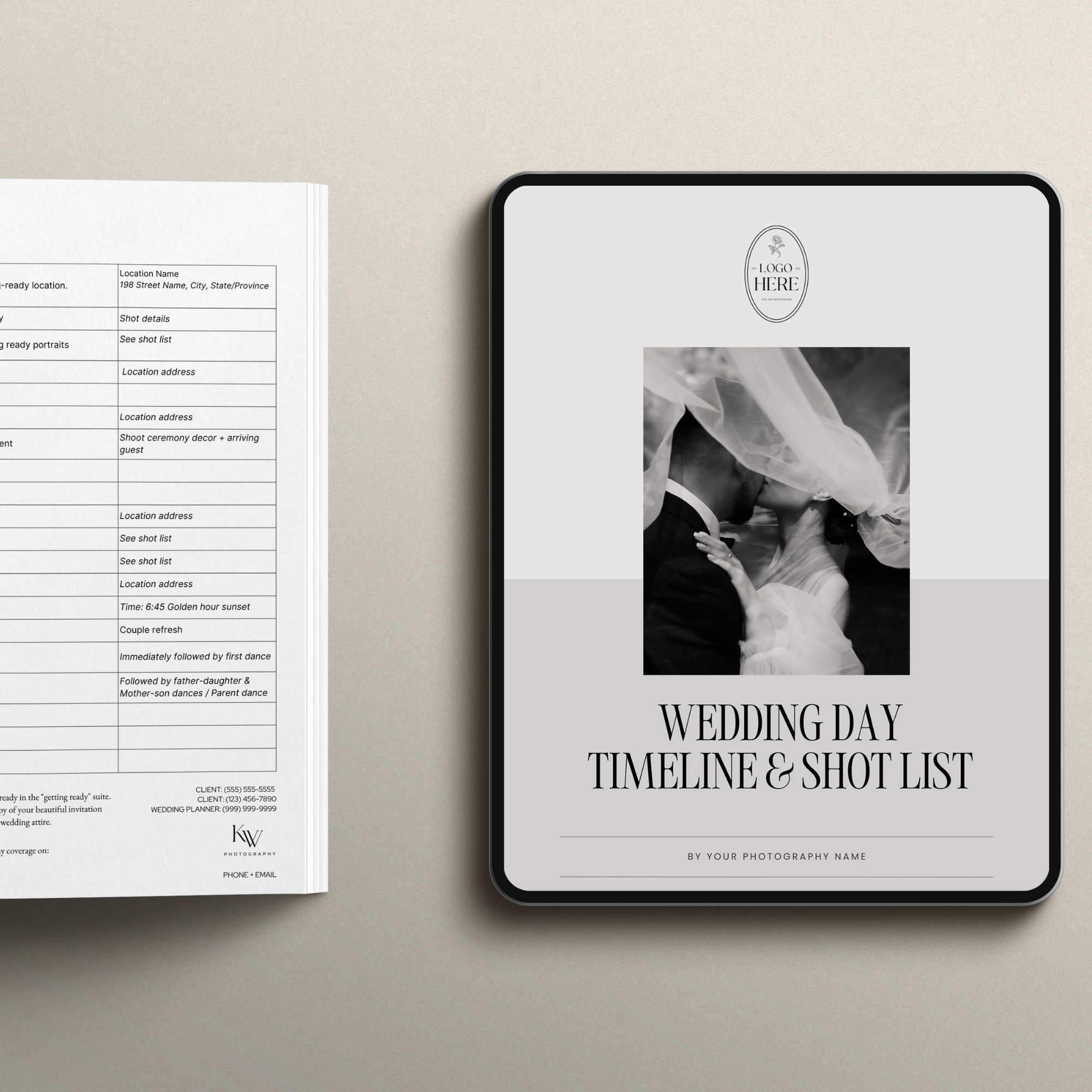 Wedding Photography Timeline & Shot List - Image 4