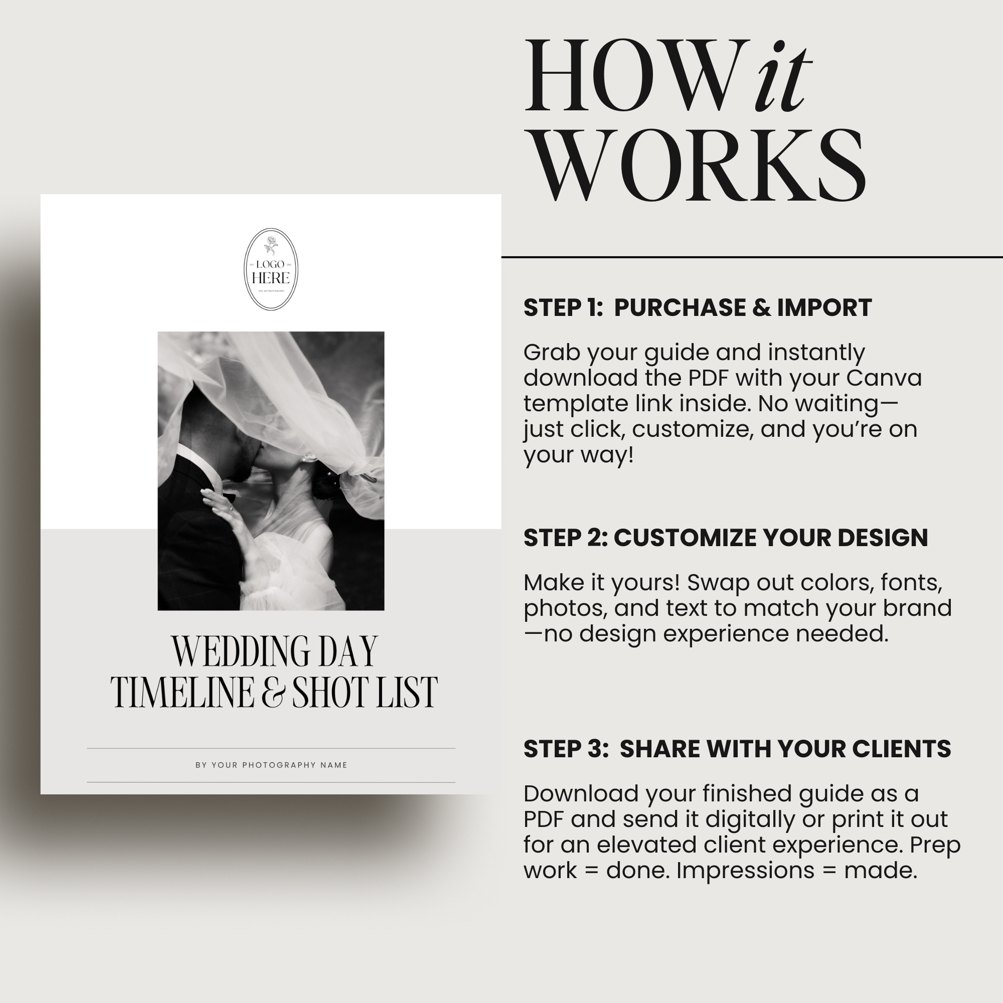 Wedding Photography Timeline & Shot List - Image 3